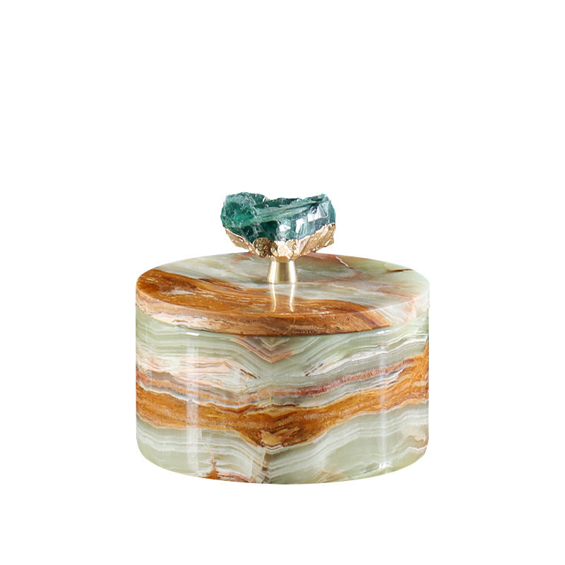 Solara Marble Storage Jar