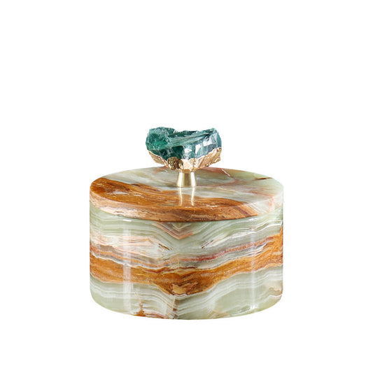 Solara Marble Storage Jar