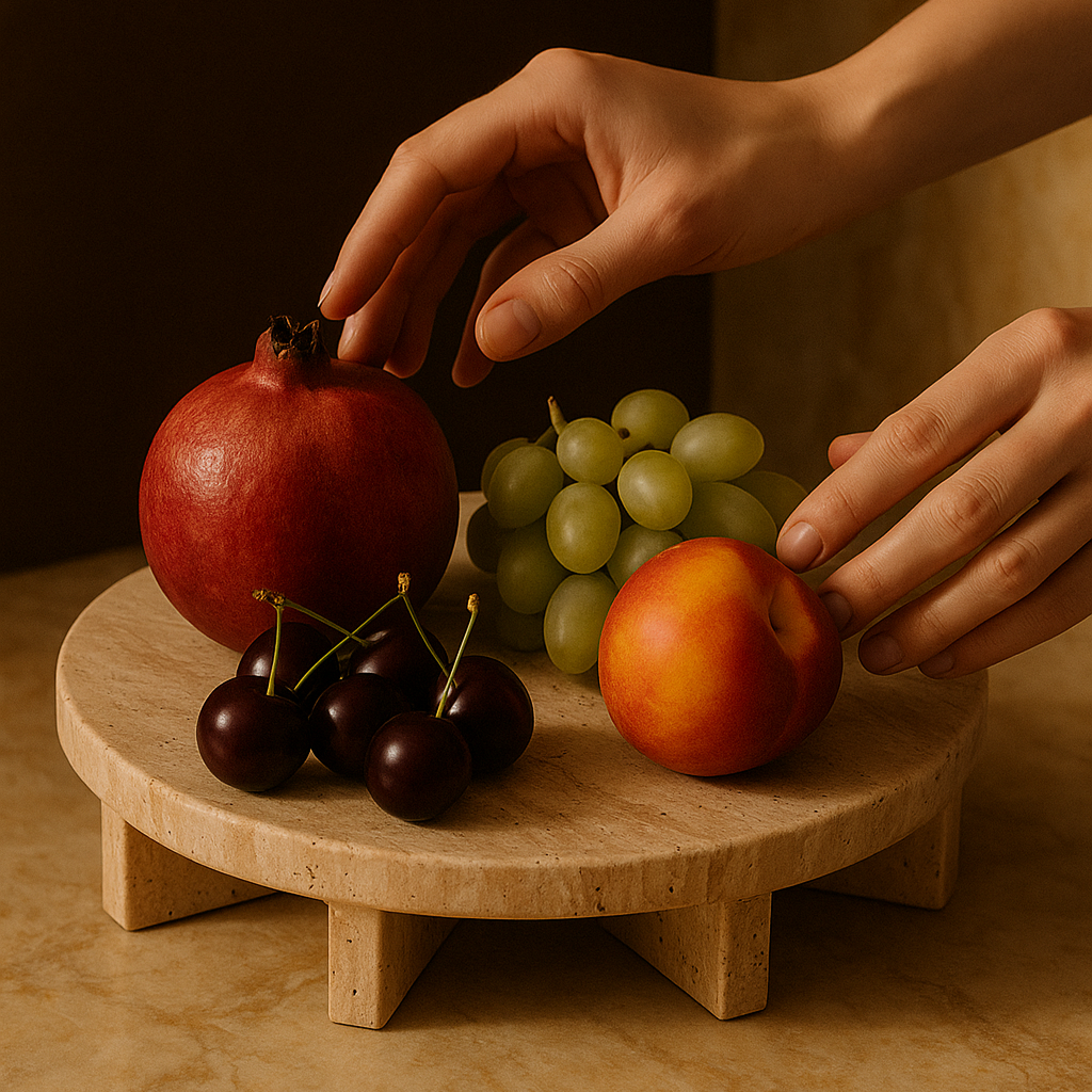 Sierra Architectural Travertine Display Tray