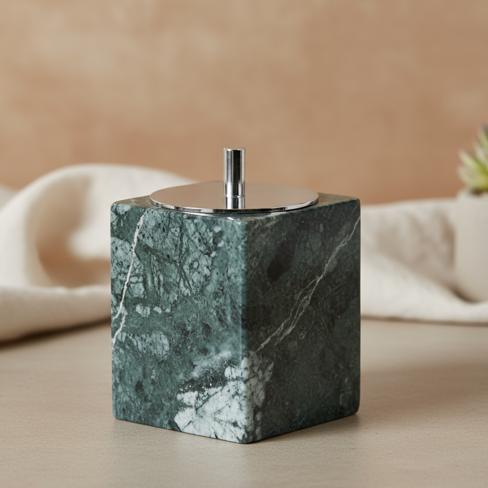 Eterna Marble Cotton Swab Box