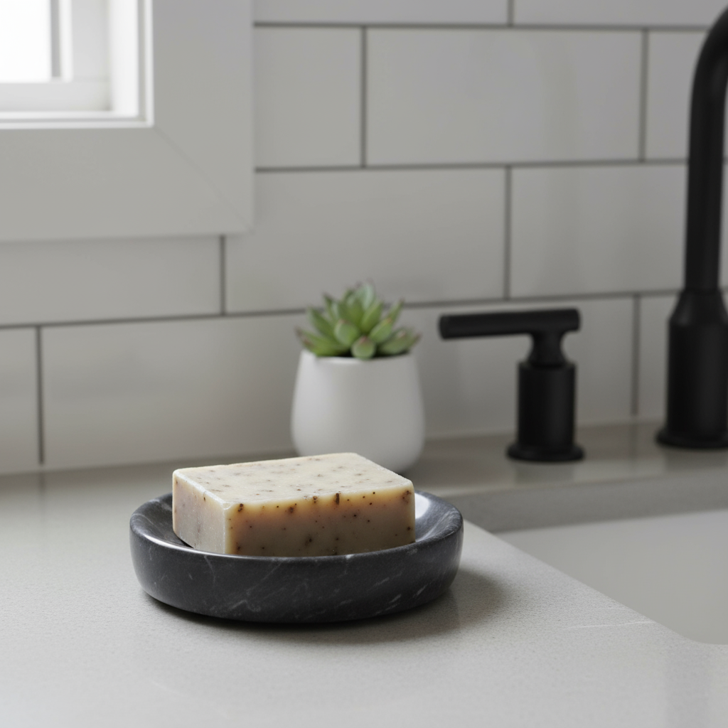 Solace Marble Soap Dish