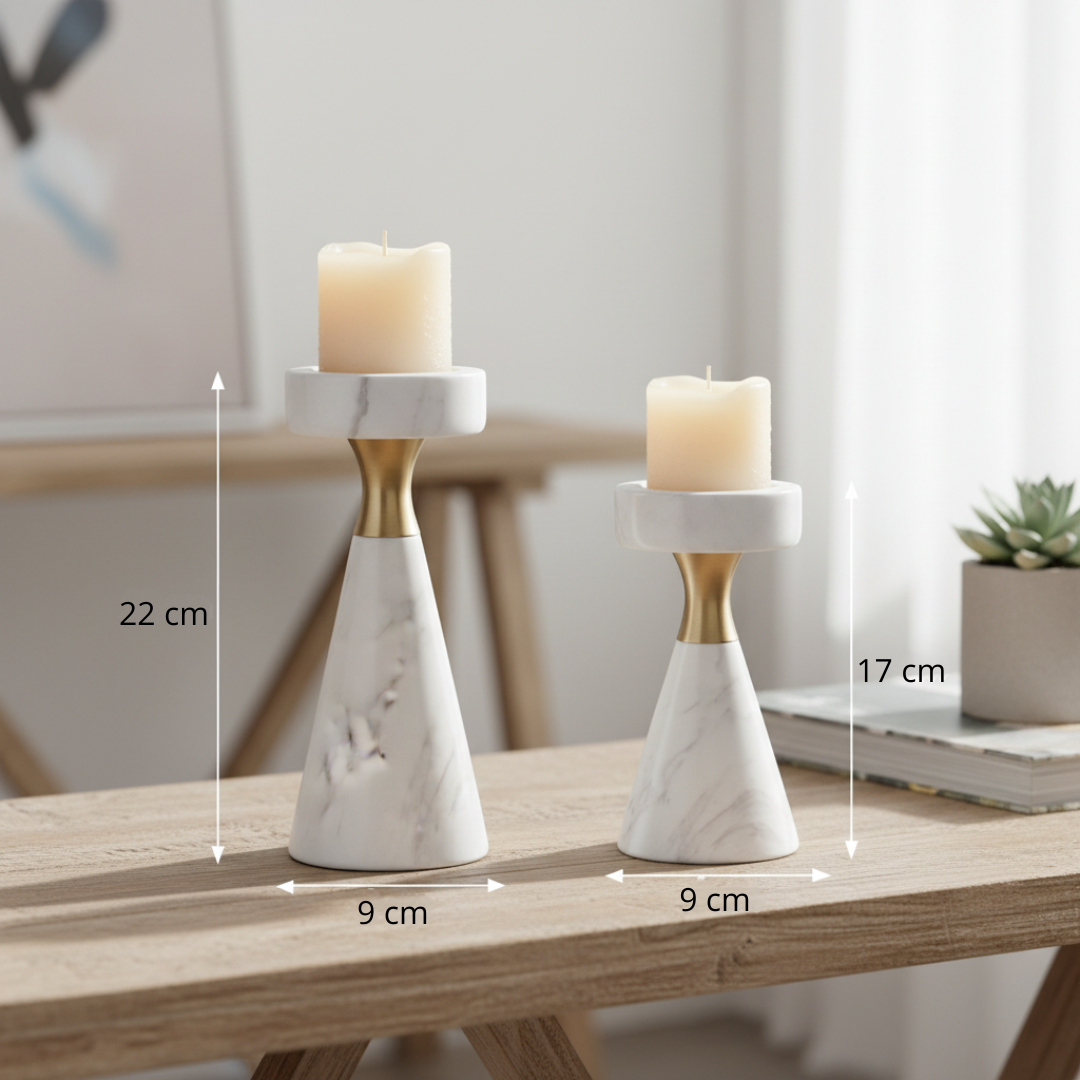 Varenna Marble Candle Holder