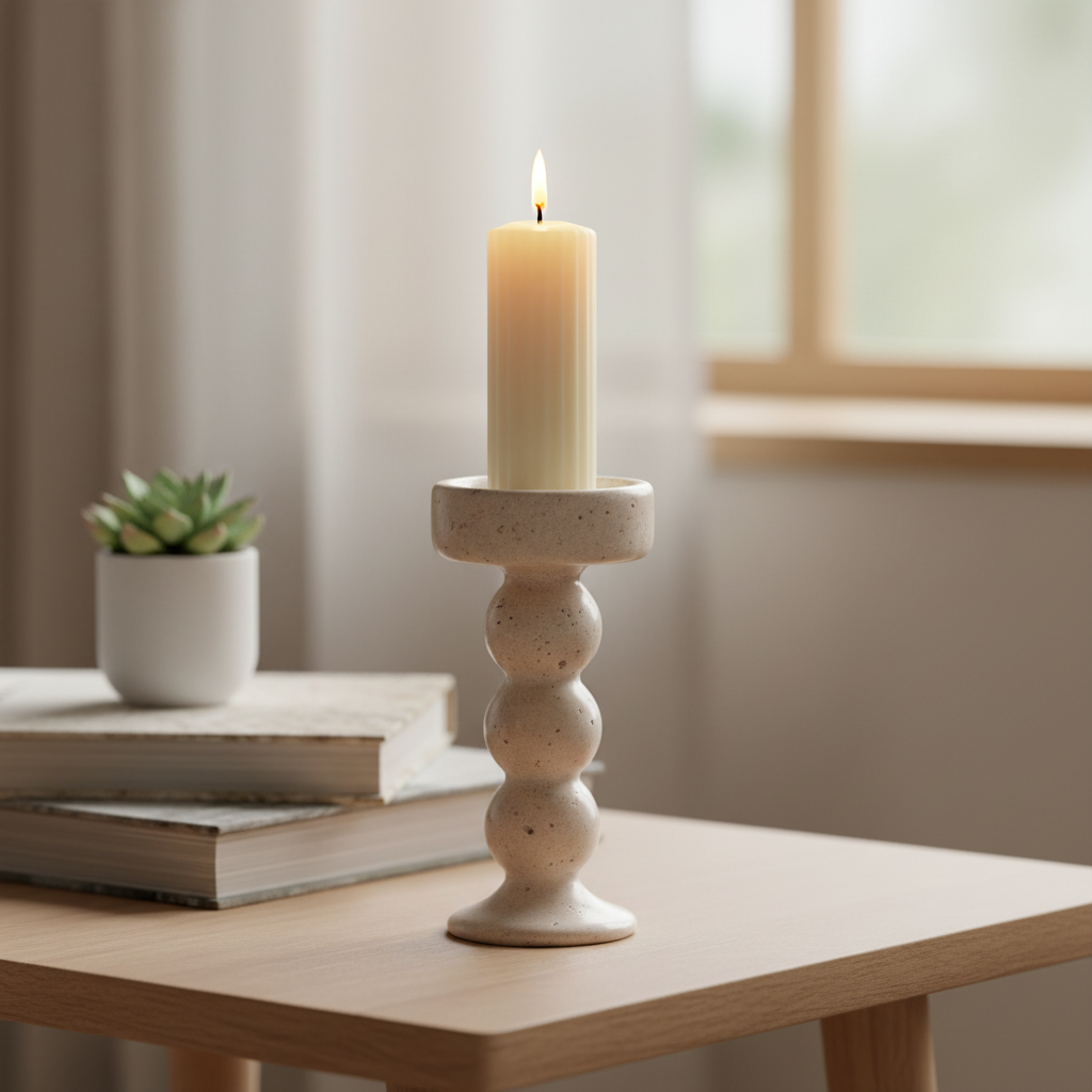 Belluno Marble Candle Holder