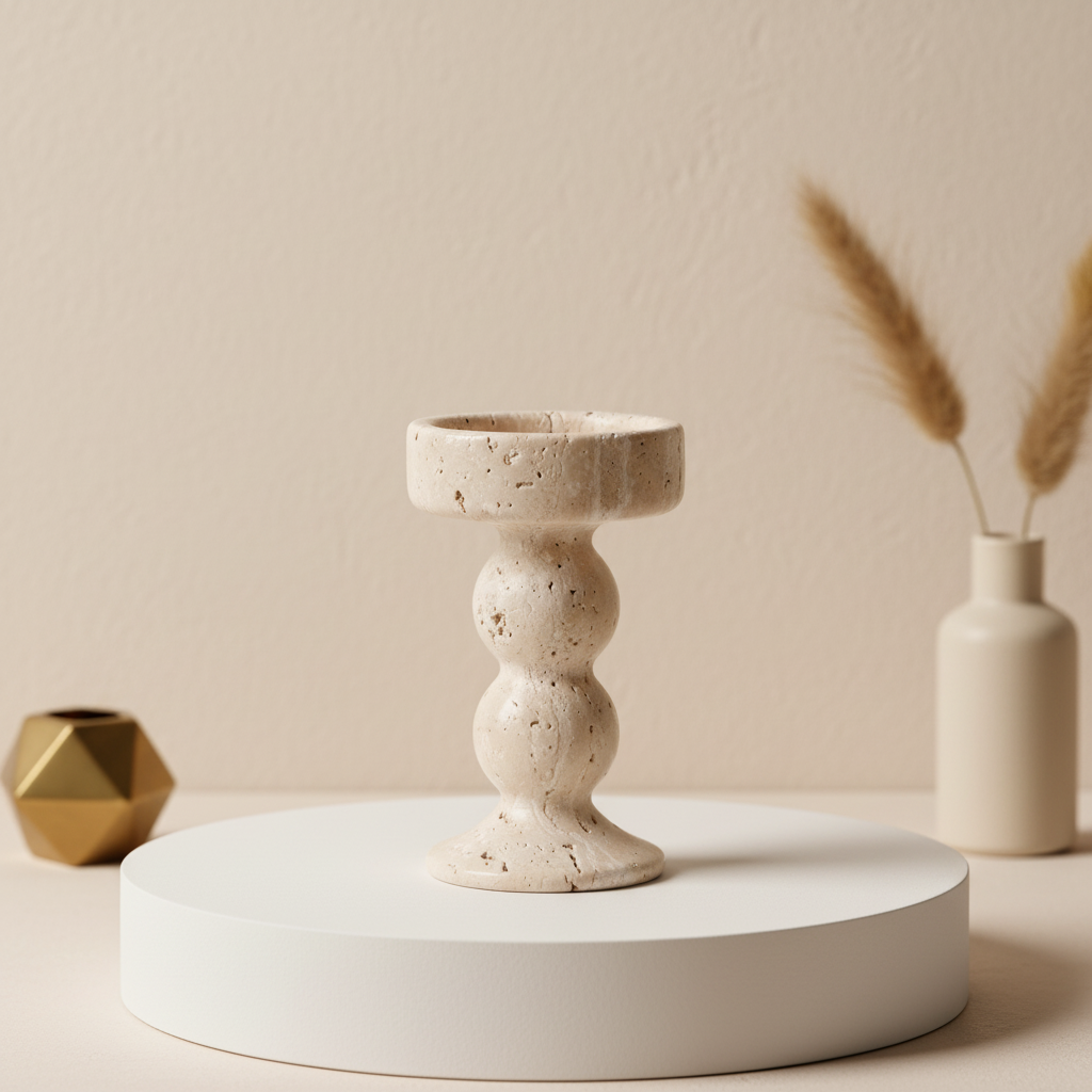 Belluno Marble Candle Holder