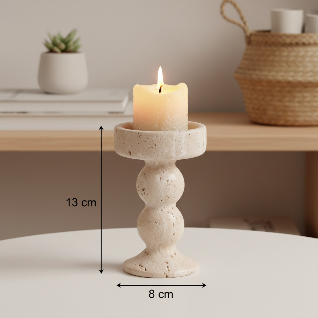 Belluno Marble Candle Holder