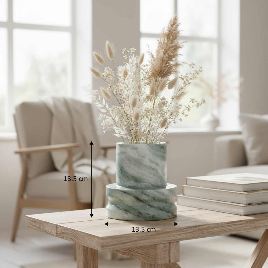 Altura Marble Vase – Sculpted Modern Form
