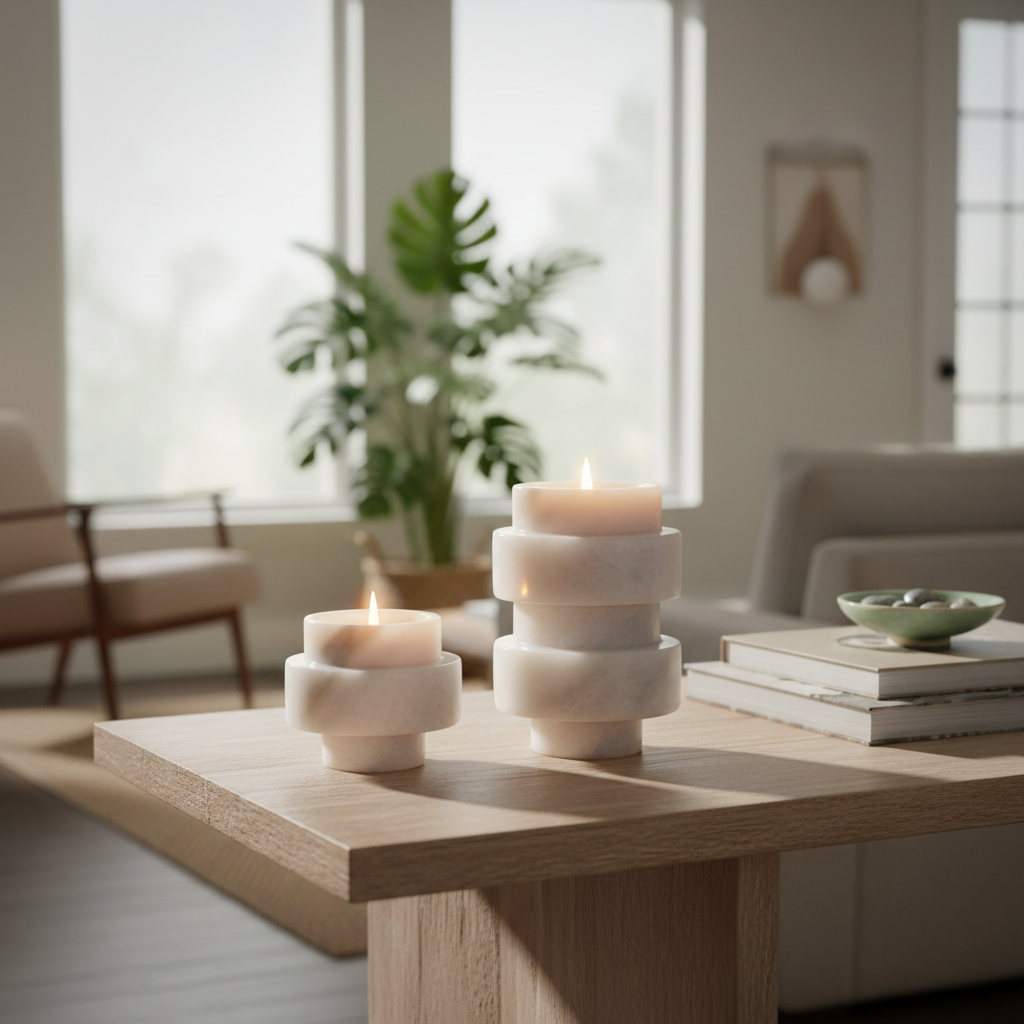 Novara Onyx Candle Jar