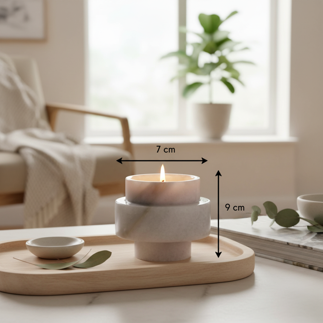 Novara Onyx Candle Jar