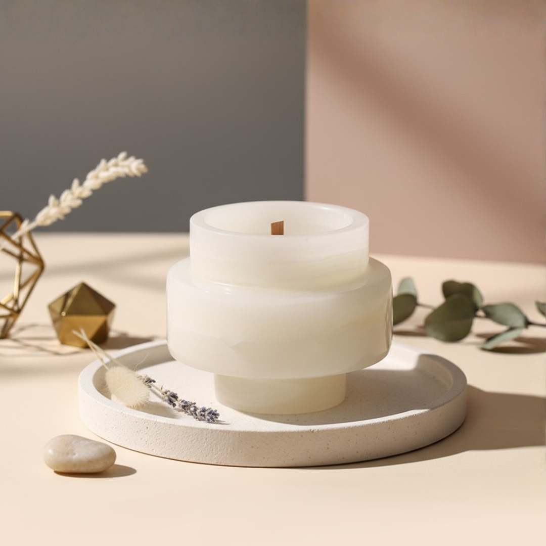 Novara Onyx Candle Jar