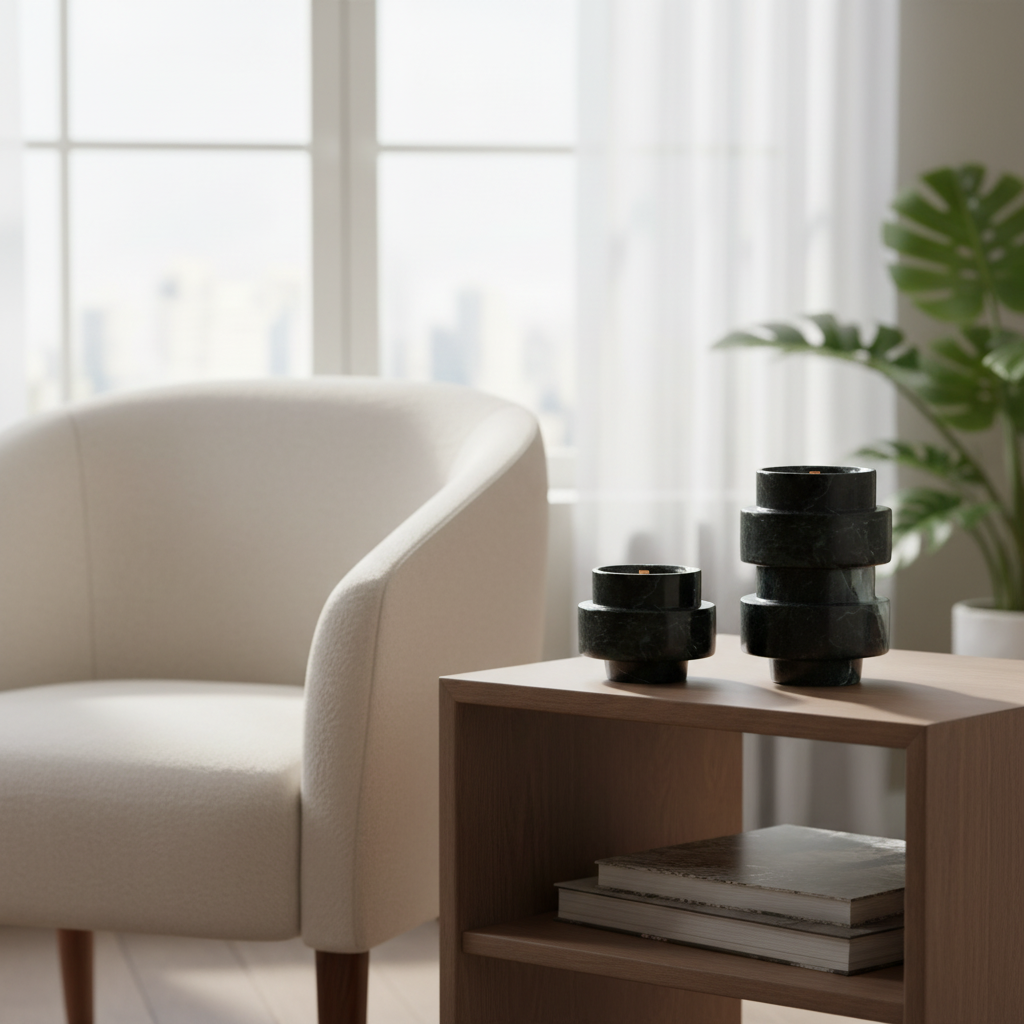 Novara Onyx Candle Jar