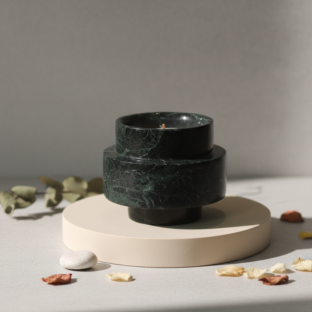 Novara Onyx Candle Jar