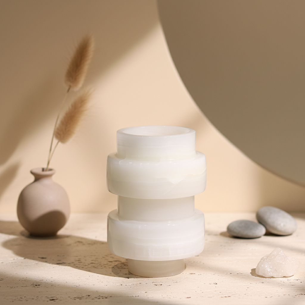 Novara Onyx Candle Jar