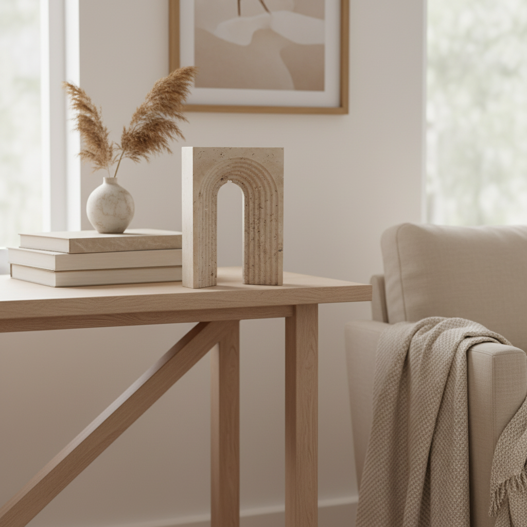 Sculptura Marble Accent Ornaments – Solid Stone Modern Décor