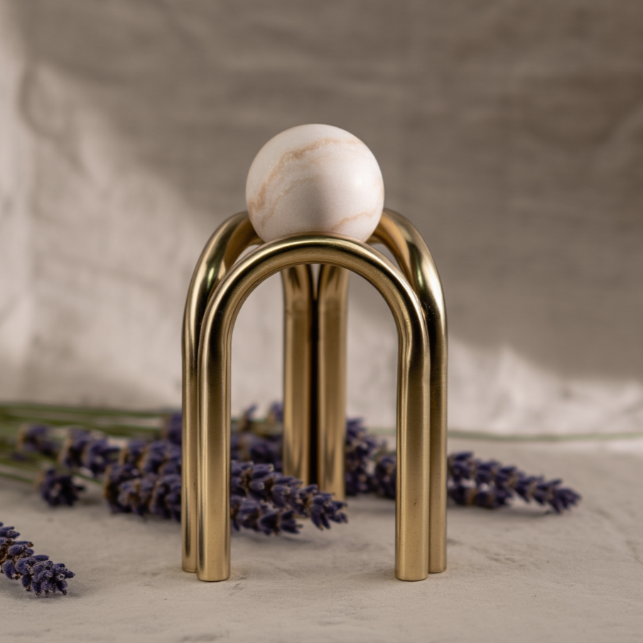 Marble Arc Sphere Ornament