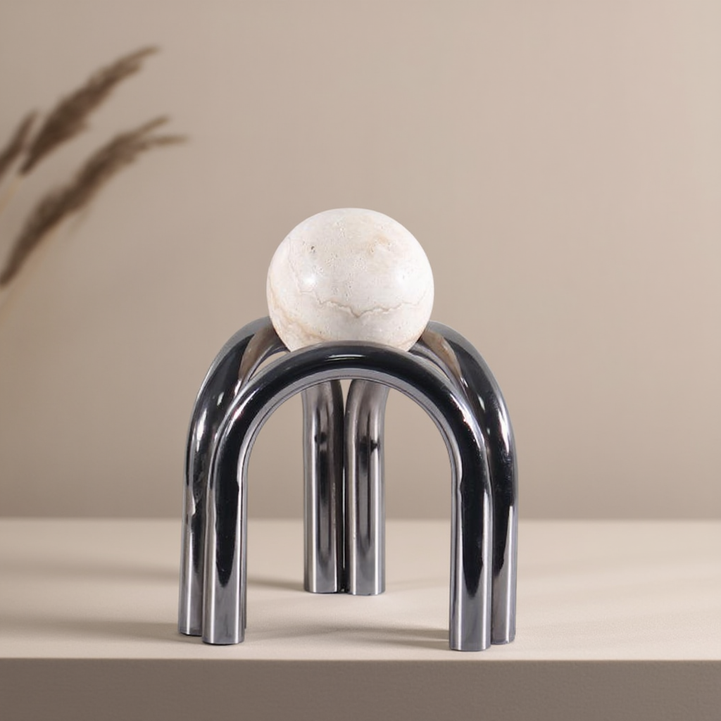 Marble Arc Sphere Ornament
