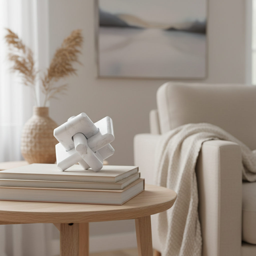 Eclat Marble Knot Ornament