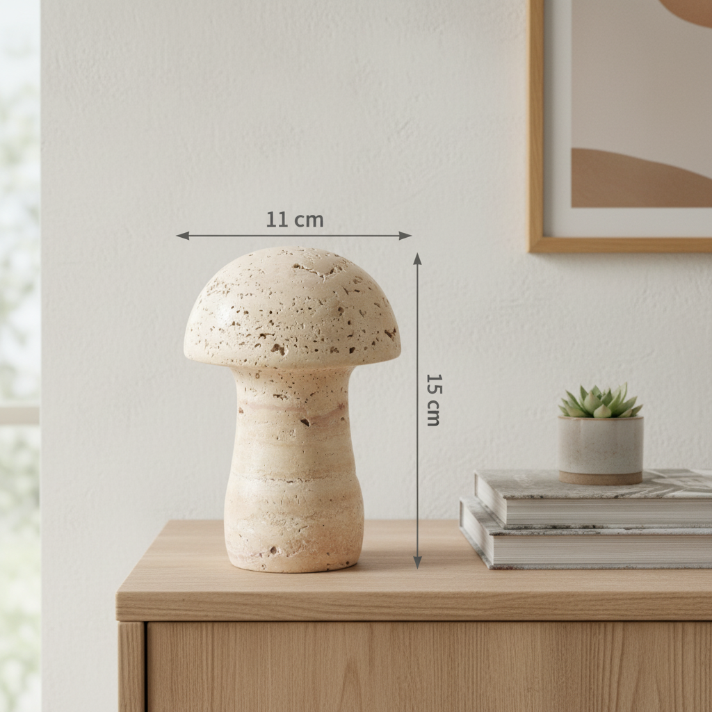 Livia Mushroom Marble Ornament