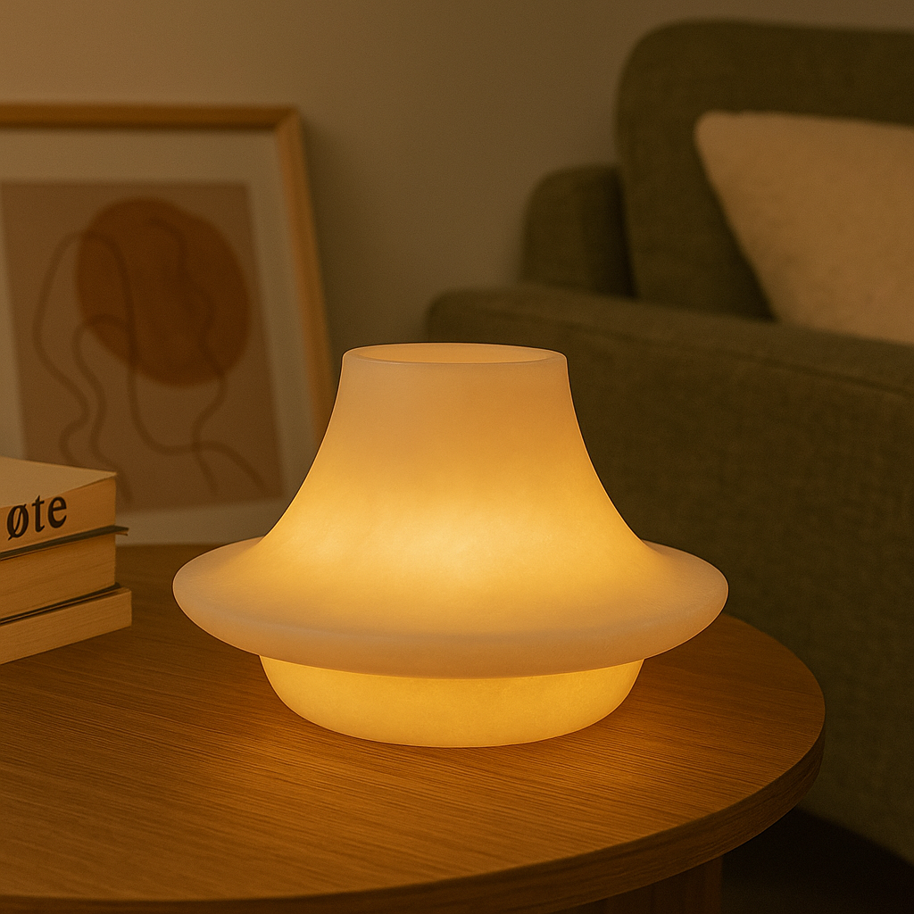 Oria Marble Glow Lamp – Wireless Solid Stone Design Light
