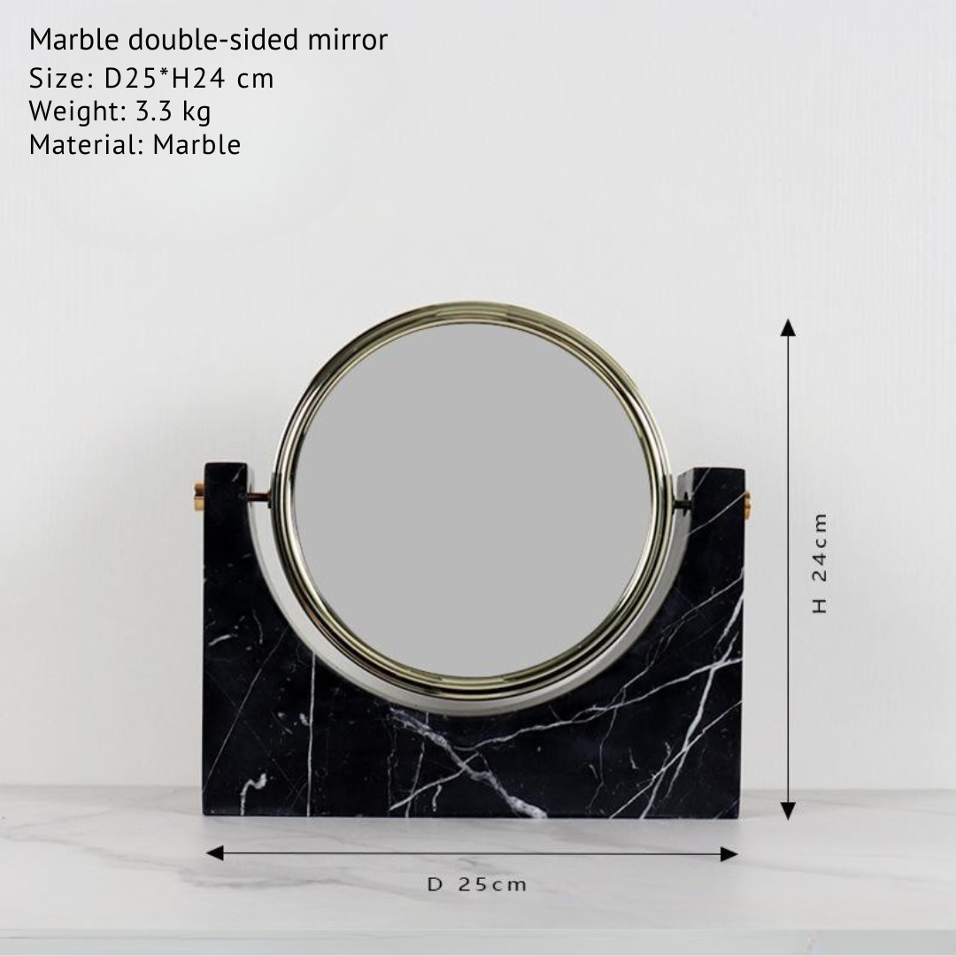 Luxury Marble Double-Sided Mirror