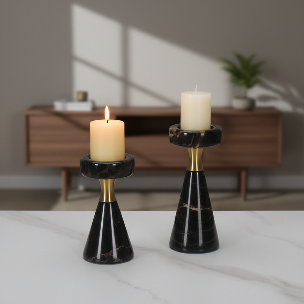 Varenna Marble Candle Holder
