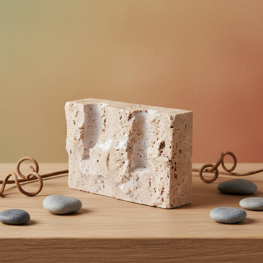 Modena Marble Candle Holder