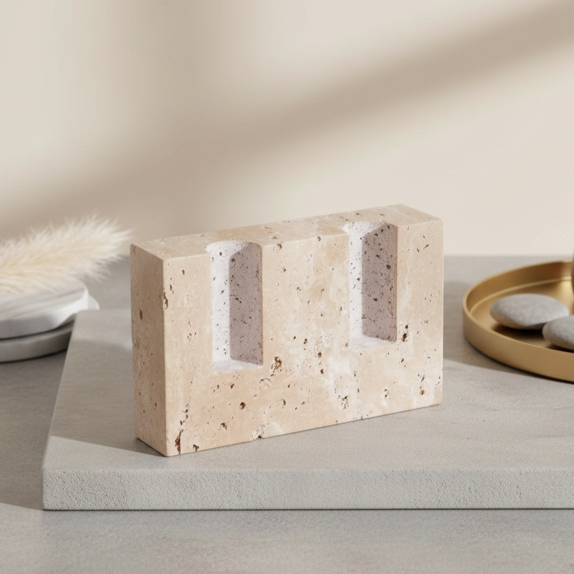 Modena Marble Candle Holder