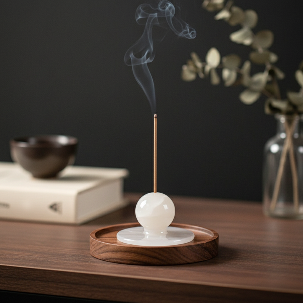 Celeste Marble Incense Holder