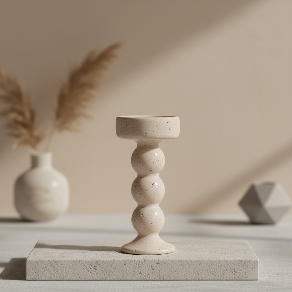 Belluno Marble Candle Holder