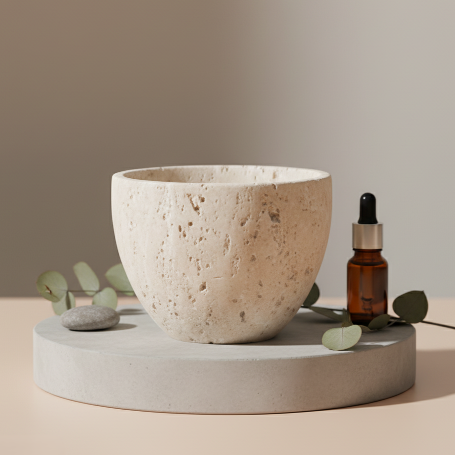 Lucera Marble Aromatherapy Cup