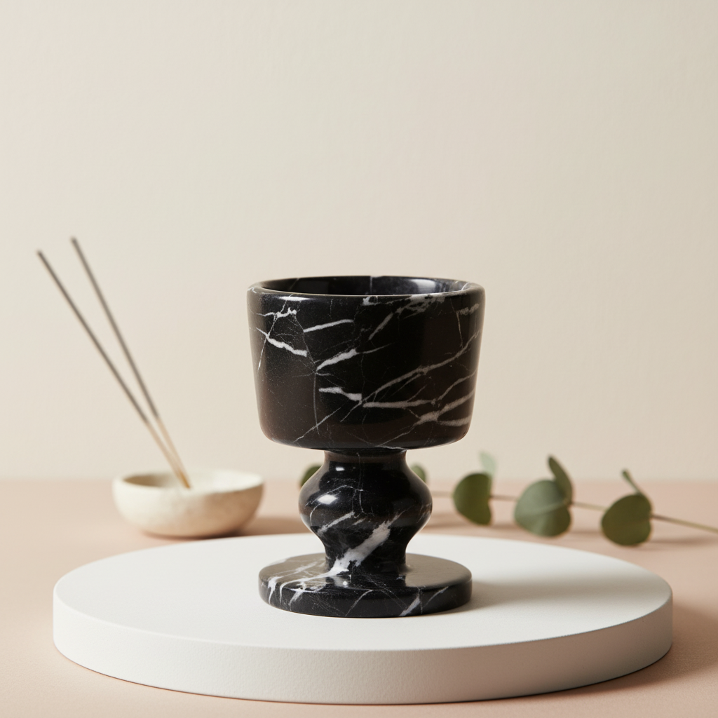 Sovana Black Marble Aromatherapy Cup