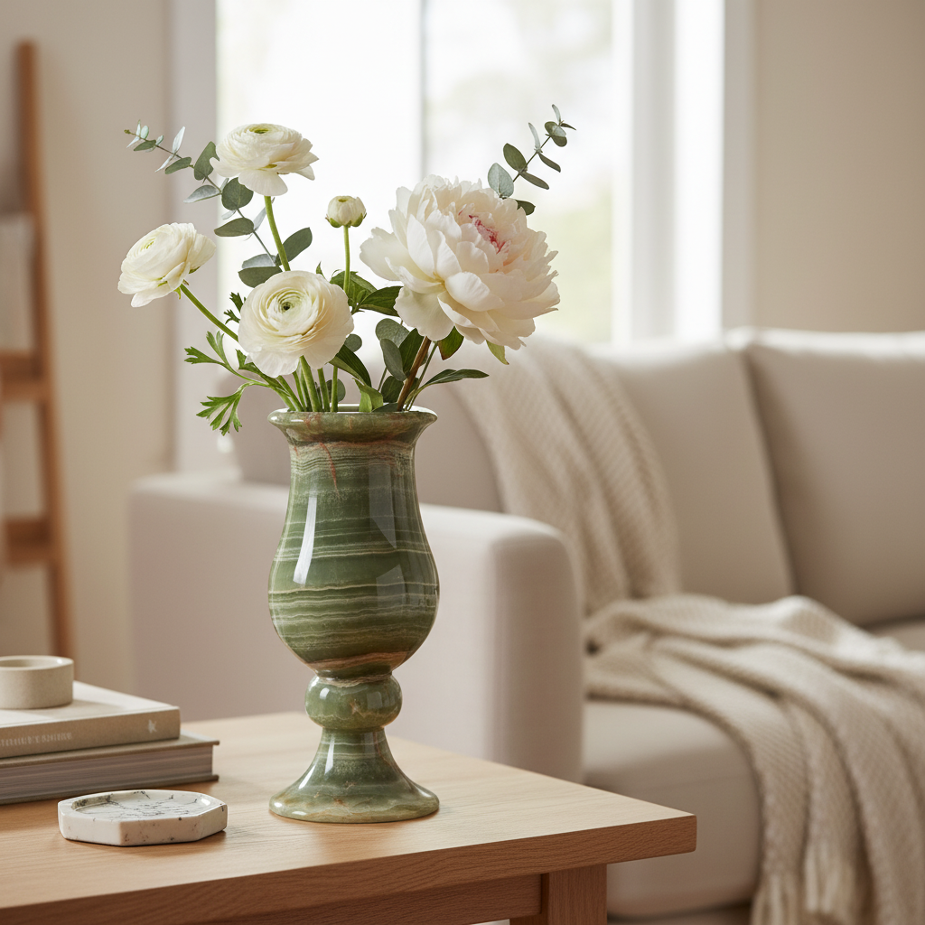 Ardura Marble Vase – Solid Stone Craft