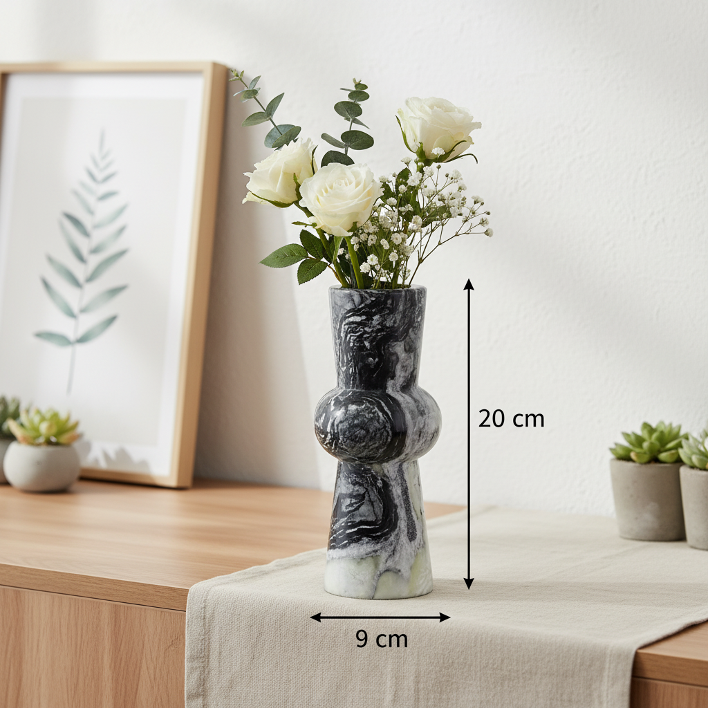 Nerano Solid Stone Vase