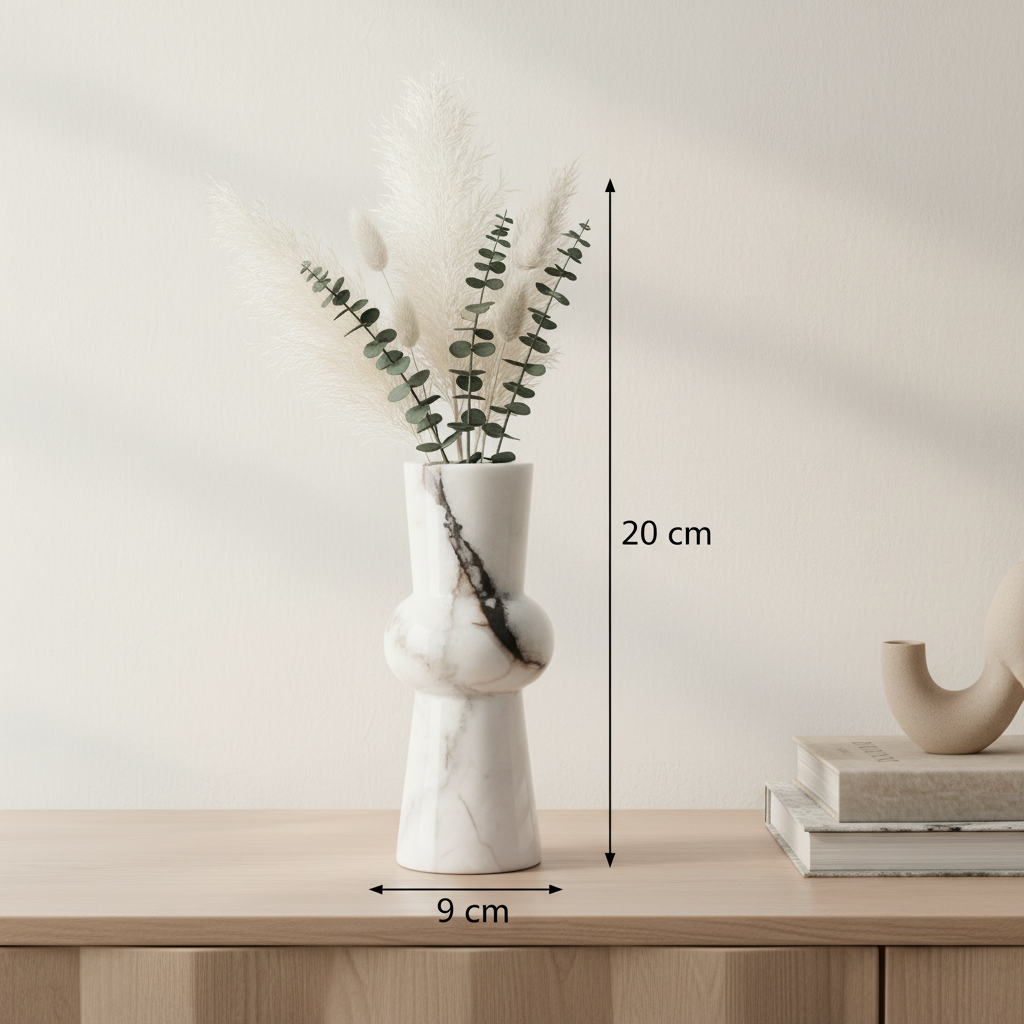 Nerano Solid Stone Vase