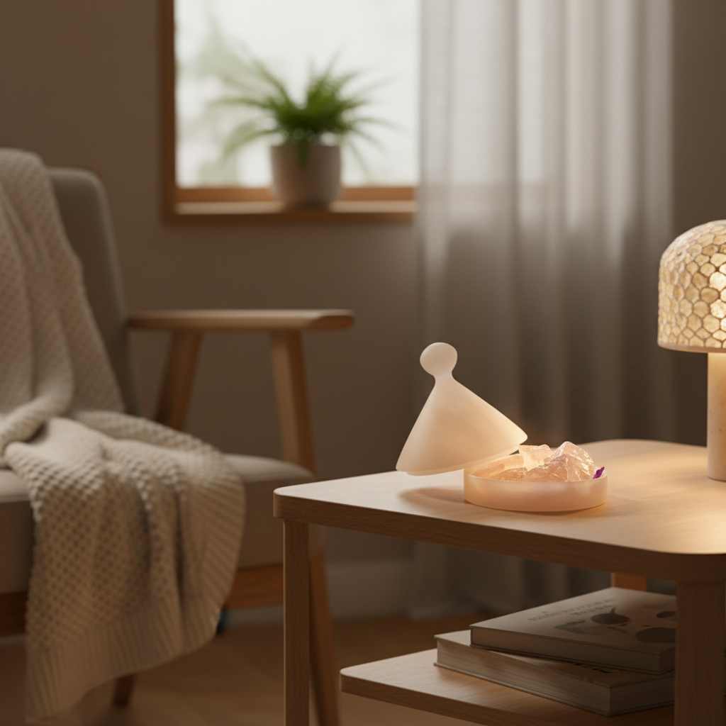 Lucente White Onyx Candle Jar