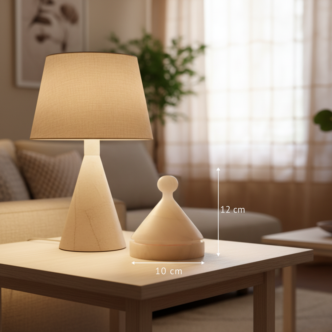 Lucente White Onyx Candle Jar