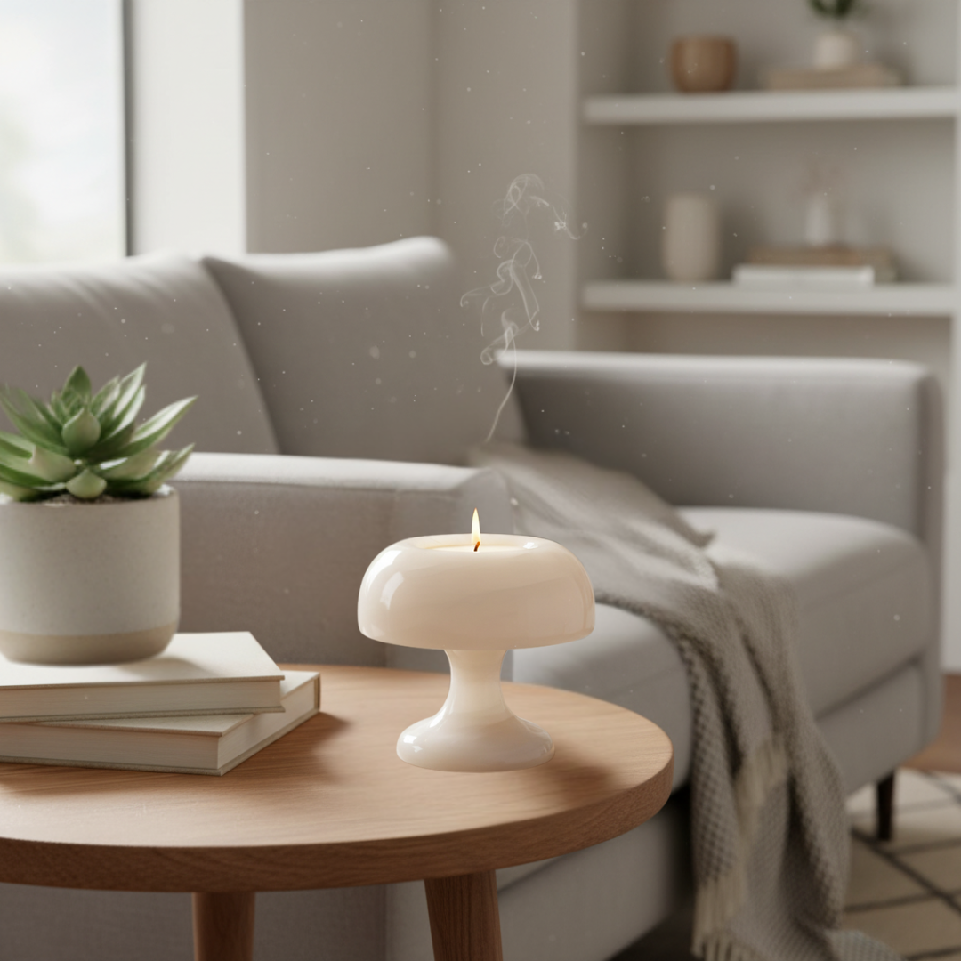 Velluto Onyx Candle Holder – Handcrafted Stone Luminaire