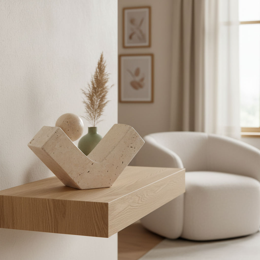 Sculptura Marble Accent Ornaments – Solid Stone Modern Décor