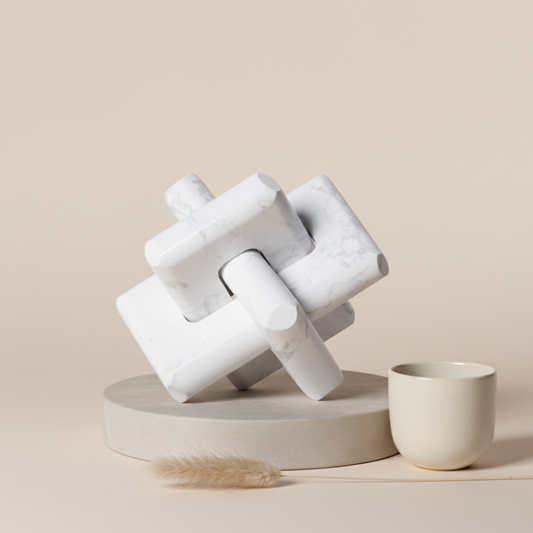 Eclat Marble Knot Ornament