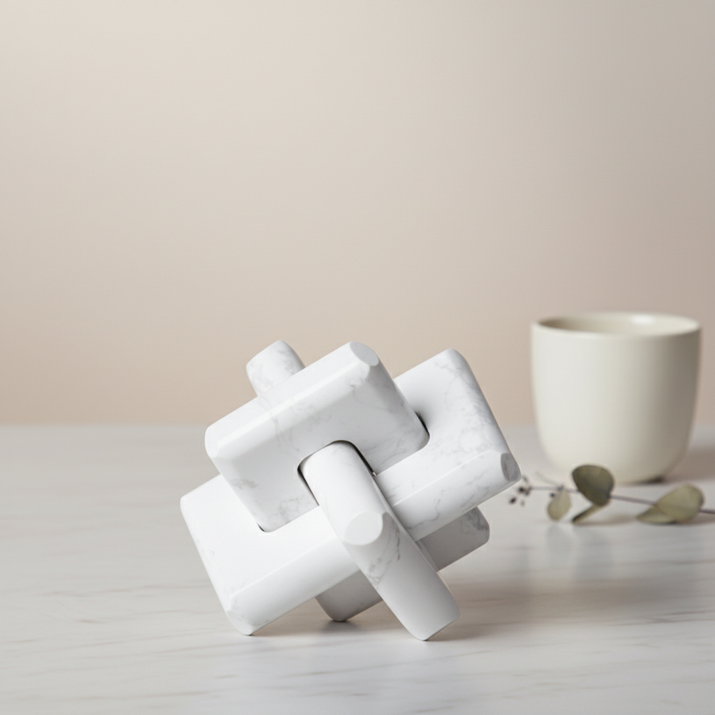 Eclat Marble Knot Ornament