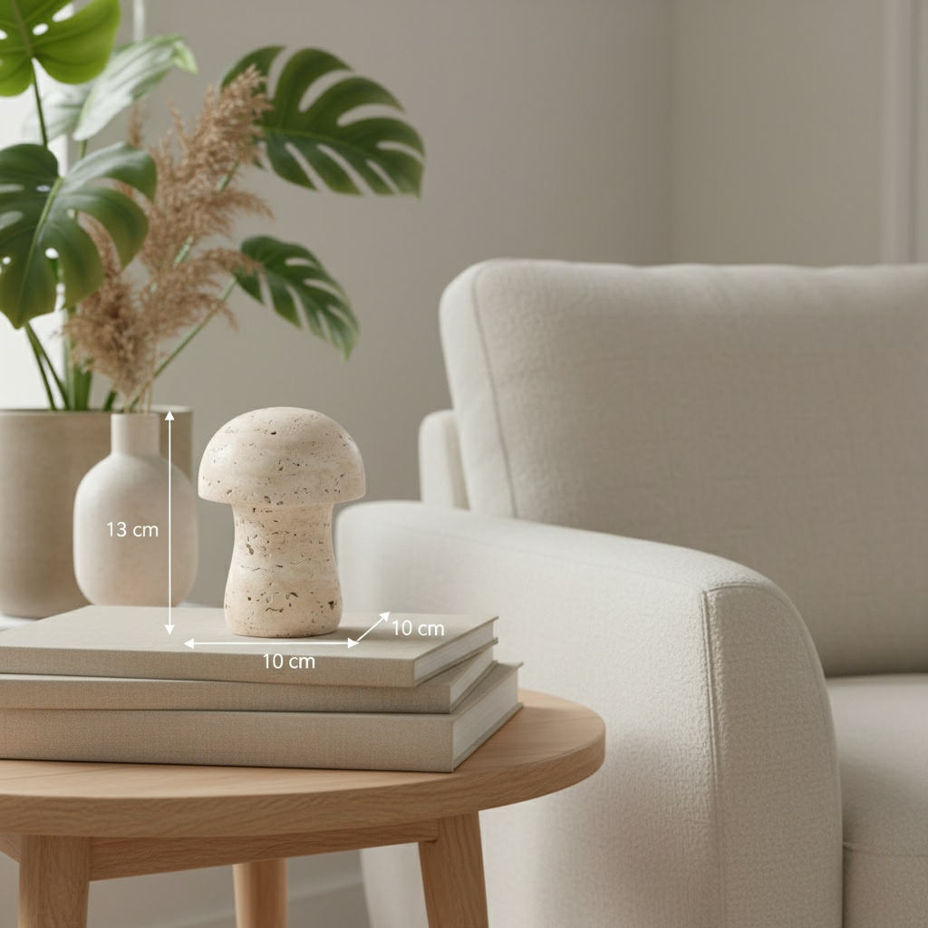 Livia Mushroom Marble Ornament