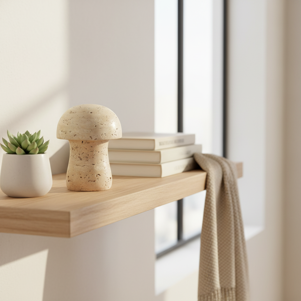 Livia Mushroom Marble Ornament