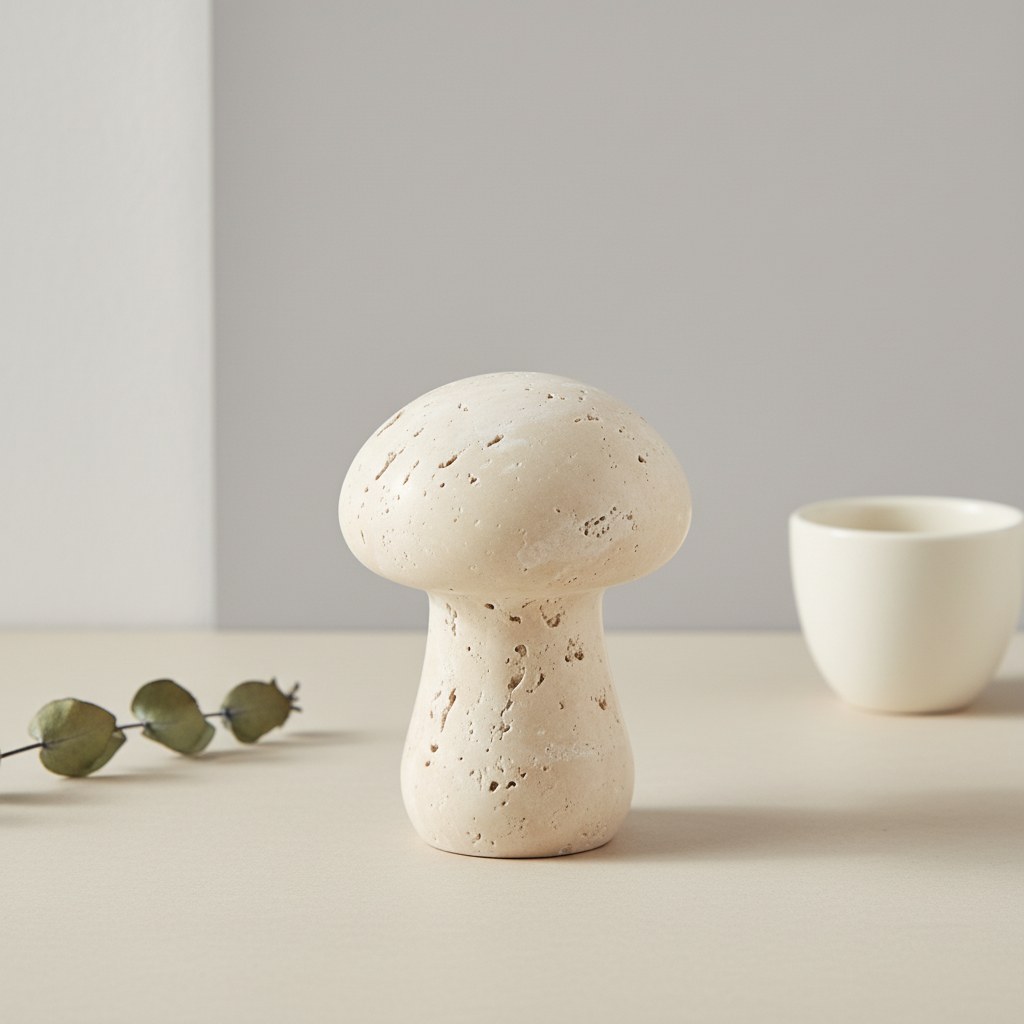 Livia Mushroom Marble Ornament