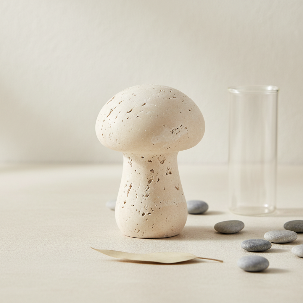 Livia Mushroom Marble Ornament