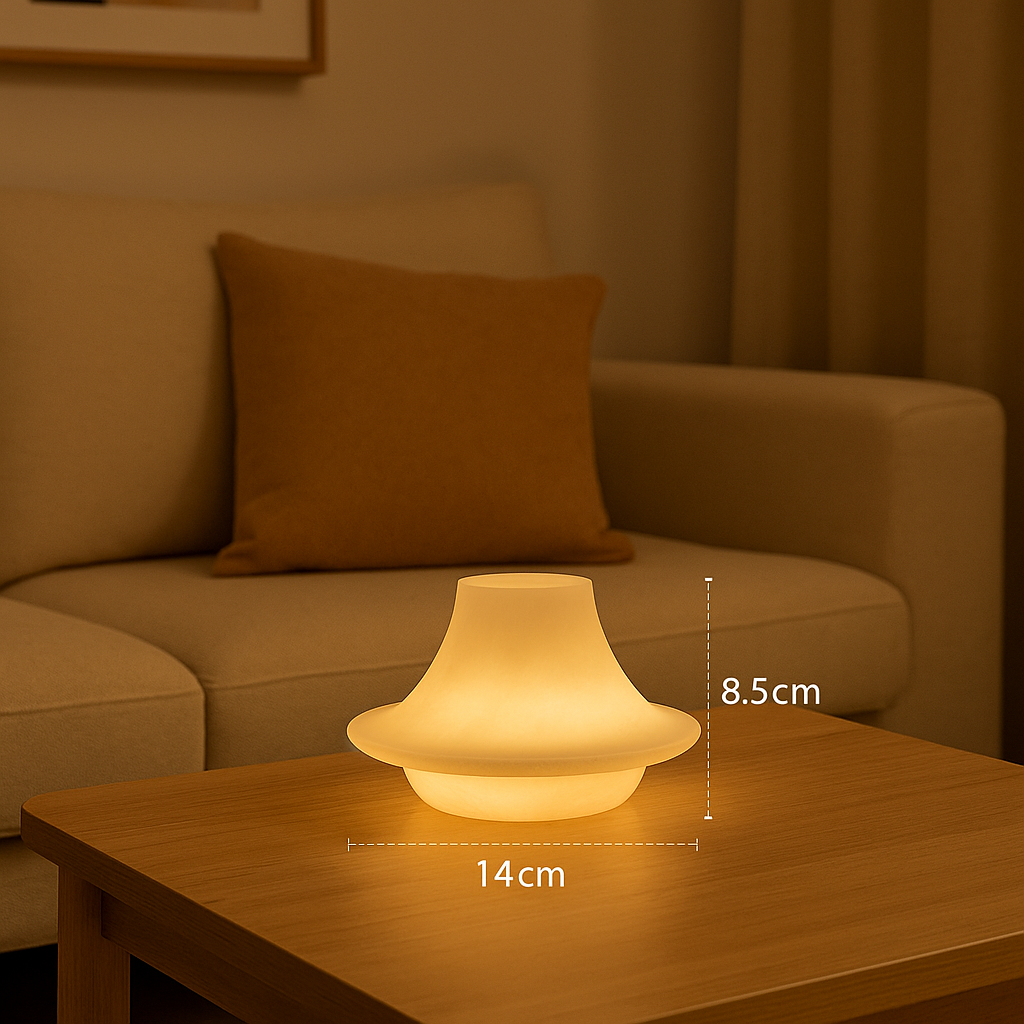 Oria Marble Glow Lamp – Wireless Solid Stone Design Light