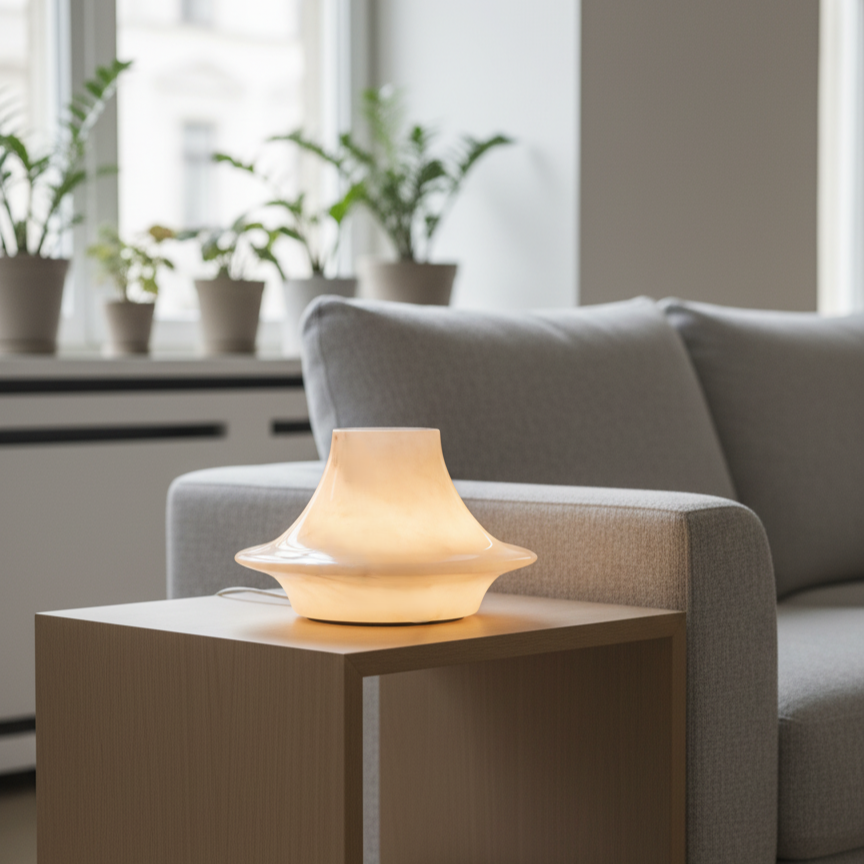 Oria Marble Glow Lamp – Wireless Solid Stone Design Light